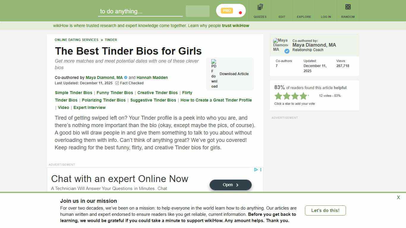 30 of the Best Tinder Bios for Girls: Funny, Flirty, & More