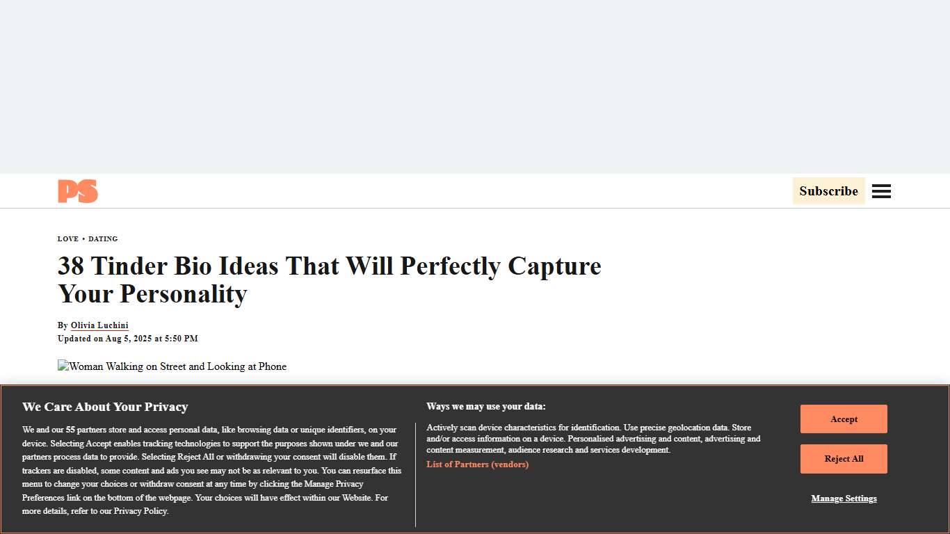 38 Best Tinder Bio Ideas to Make You Stand Out PS Love